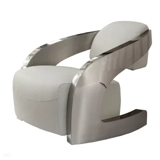 Sillón Acero Blanco Amanda Schuller