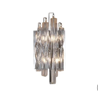 Aplique 2 Luces Espiral Cristal Manacor Schuller