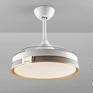 Ventilador de Techo Blanco Oro Heron Schuller