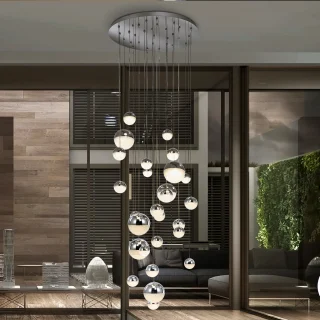 Lámpara de Techo LED Cromo Sphere Schuller