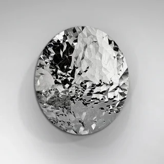 Bajorrelieve Polyedric Acero Cromado Schuller