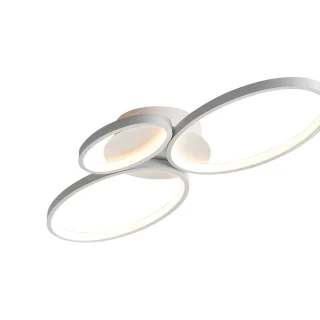 Plafón 3 Aros Blanco Sios Schuller