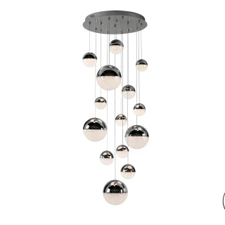 Lámpara Techo LED Cromo Sphere Schuller