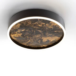 Plafón LED CCT Negro Stone Schuller