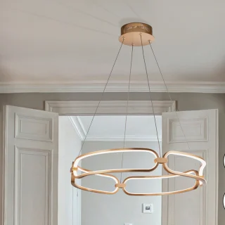 Lámpara Techo LED Oro Rosa Colette Schuller