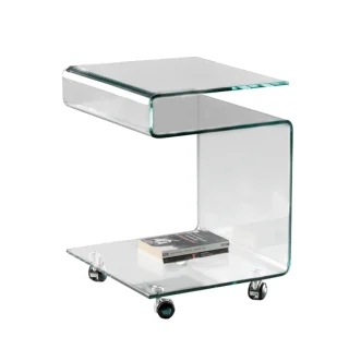 Mesa Auxiliar Cristal Transparente Glass Schuller