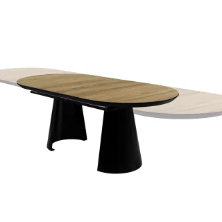 Mesa Comedor Extensible T Madera Capri Schuller