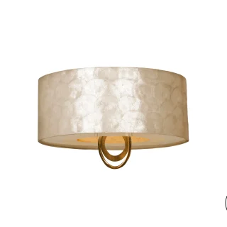 Plafón Oro Diseño Art Decó Edén Schuller