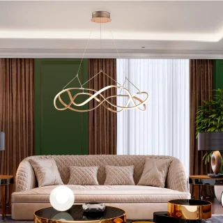 Lámpara Led Oro Rosa Molly Schuller