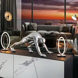 Figura Asana Plata | Schuller Asana | Ref: 767057 | luzguru.com