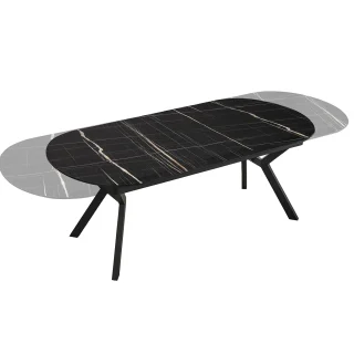 Mesa Comedor Mármol Negro Antea Schuller