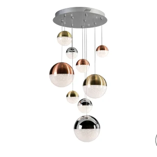 Lámpara Colgante 9 Luces Sphere Schuller
