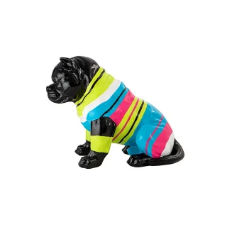 Figura Pitbull Mediano Rocky Negro-Rayas | Schuller | 317029