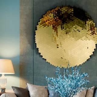 Bajorrelieve Acero Dorado Matrix Schuller