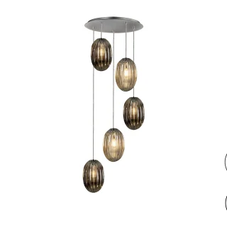 Lámpara Colgante 5 Luces Ovila Schuller