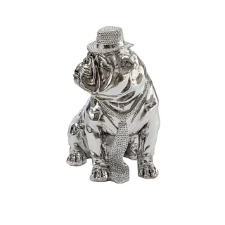 Figura Bulldog Cromado | Schuller Bulldog Hat | Ref: 841207 | luzguru.com