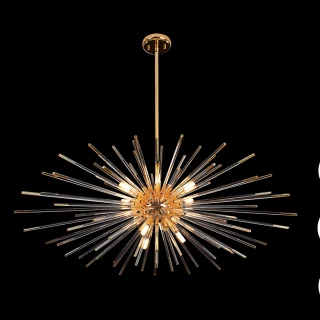 Lámpara Colgante Oro Evasión Schuller