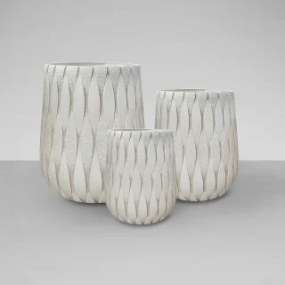 Set Maceteros Beige Jazmín Schuller