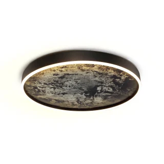 Plafón LED CCT Negro Stone Schuller