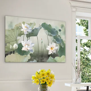 Fotografía Nenufares II 80x120 | Schuller | Ref: 630429 | luzguru.com