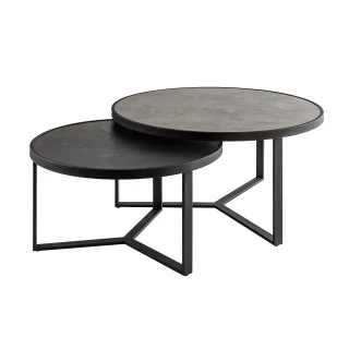 Mesas Nido Gris y Negro Naira Schuller