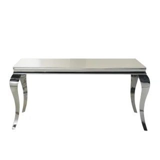 Mesa Comedor Rectangular Acero Barroque Schuller
