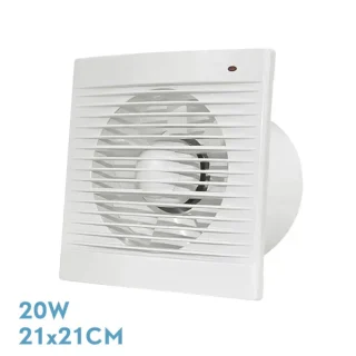 Extractor Baño | Silencioso y Eficiente | Fabrilamp/Abrila TRANI | Ref: 239162001 | LUZGURÚ