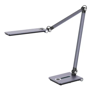 Flexo Dardo Gris 10W: Iluminación Articulable y Ajustable