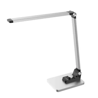 Flexo Olimpo Plata 10W: Iluminación Articulada y Plegable