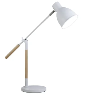 Flexo Ristori Blanco-Madera 60W E27 | AJP/Alemar | 10995