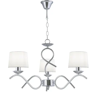 Lámpara Techo Gloria Cromado 3x40W | AJP / Alemar | Ref: 60260 | LUZGURU