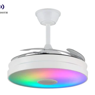 Ventilador Techo Mina-L Musical Ø108cm Blanco RGB App PB Lighting | PB80815