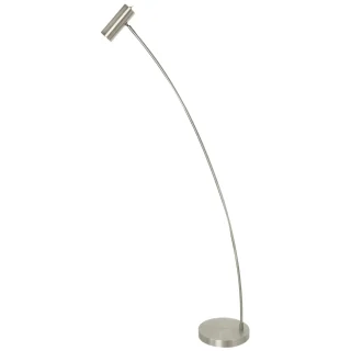 Pie Salón Antia | AJP / Alemar | Níquel Satinado | Ref: 11164 | LUZGURU