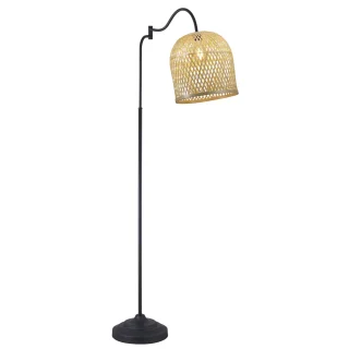 Pie Salón Florian Mimbre Natural | AJP / Alemar | Ref: 11089 | LUZGURU