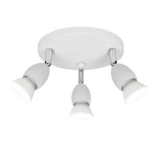 Plafón 3L Bala Blanco GU10 3x40W | AJP/Alemar | 10426