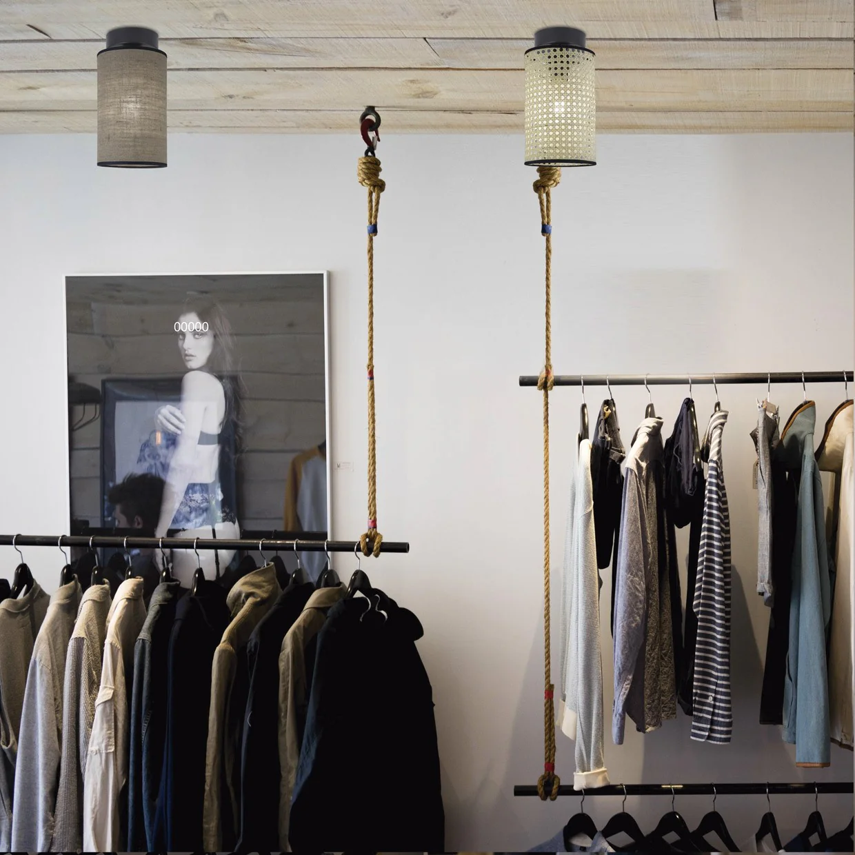 Plafón Dafne Natural 1x60W E-27 | AJP/Alemar | 60240 - Imagen 2