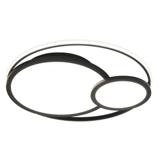 Plafón LED Brolo Negro 50-60W 4000K | AJP / Alemar | Ref: 11472 | LUZGURU