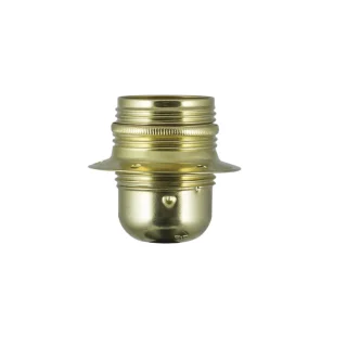 Portalámparas E-27 Latonado Oro | AJP / Alemar | AL122/27