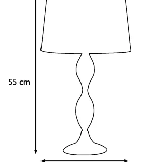 Lámpara Portátil Ralf Cromo | AJP / Alemar | Ref: 3249PT-1PCR | LUZGURU
