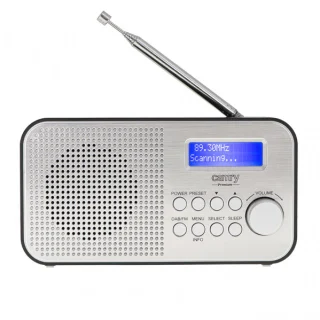 Radio Portátil DAB+ FM | Alarma | Batería 2000mAh | Fabrilamp / Abrila TOCADISCO Y RADIO | Ref: P019CR1179 | LUZGURÚ