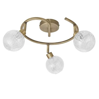 Foco Redondo 3L Rolo Cuero 3x40W G9 | AJP/Alemar | 10294