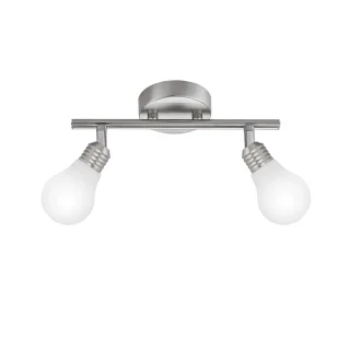 Regleta 2L Sique Níquel Satinado 2x40W G9 | AJP/Alemar | 10719