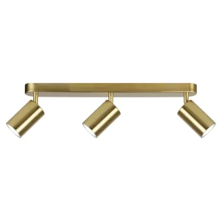 Regleta 3 Luces ANDY Latón | AJP / Alemar | Ref: 11278 | LUZGURU