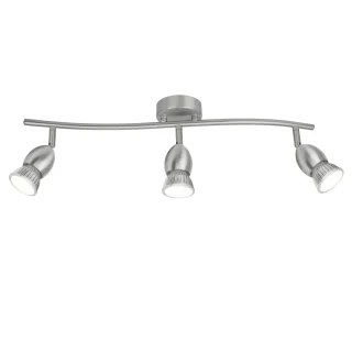 Regleta 3L Bala Niquel Satinado GU-10 | AJP/Alemar | 10421