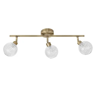 Regleta 3L Rolo Cuero 3x40W G9 | AJP/Alemar | 10293