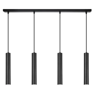 Regleta Antia 4 Luces Negra | AJP / Alemar | Ref: 11751 | LUZGURU