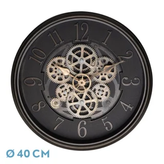 Reloj Pared Ardales Marrón/Cuero: Elegancia y Estilo para tu Hogar