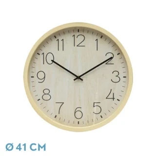 Reloj Pared Padrón Haya 41x41cm: Elegancia y precisión para tu hogar