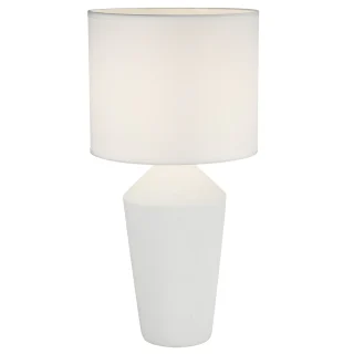 Sobremesa Barron Blanca 60W E-27 | AJP / Alemar | Ref: 11718 | LUZGURU