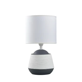 Sobremesa Cerámica Albany Blanco/Gris | AJP / Alemar | Ref: 11368 | LUZGURU